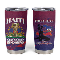 Personalized Afro-Haiti Football Tumbler Cup 2026 Nou Retounen Anko - Wonder Print Shop