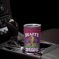 Personalized Afro-Haiti Football Tumbler Cup 2026 Nou Retounen Anko - Wonder Print Shop