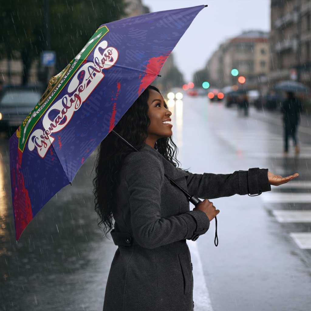 Afro-Haiti Football Umbrella 2026 Nou Retounen Anko - Wonder Print Shop
