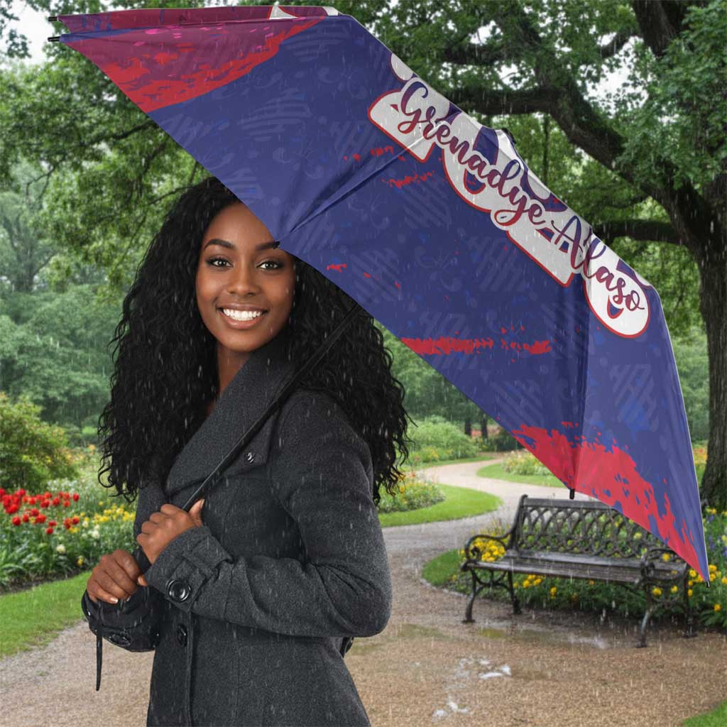 Afro-Haiti Football Umbrella 2026 Nou Retounen Anko - Wonder Print Shop