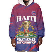 Personalized Afro-Haiti Football Wearable Blanket Hoodie 2026 Nou Retounen Anko - Wonder Print Shop