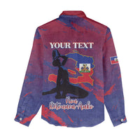 Personalized Afro-Haiti Football Women Casual Shirt 2026 Nou Retounen Anko - Wonder Print Shop