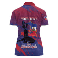 Personalized Afro-Haiti Football Women Polo Shirt 2026 Nou Retounen Anko LT15