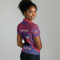 Personalized Afro-Haiti Football Women Polo Shirt 2026 Nou Retounen Anko LT15