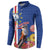 Personalised Cape Verde Button Sweatshirt Grey-Headed Kingfisher Mix Gerbera Daisy