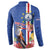 Personalised Cape Verde Button Sweatshirt Grey-Headed Kingfisher Mix Gerbera Daisy