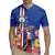 Personalised Cape Verde Rugby Jersey Grey-Headed Kingfisher Mix Gerbera Daisy