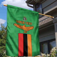 Personalised Zambia Garden Flag Flag Style Mix Kente Pattern