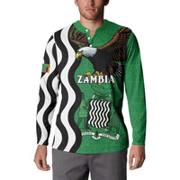 Zambia Button Sweatshirt One Zambia One Nation