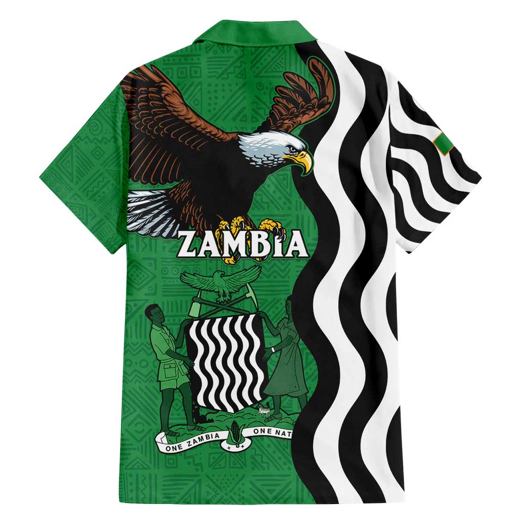 Zambia Family Matching Long Sleeve Bodycon Dress and Hawaiian Shirt One Zambia One Nation