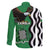 Zambia Family Matching Long Sleeve Bodycon Dress and Hawaiian Shirt One Zambia One Nation