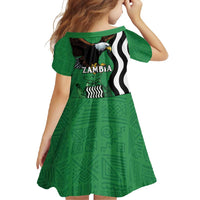 Zambia Family Matching Off Shoulder Maxi Dress and Hawaiian Shirt One Zambia One Nation