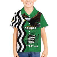 Zambia Family Matching Summer Maxi Dress and Hawaiian Shirt One Zambia One Nation