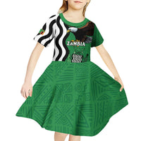 Zambia Kid Short Sleeve Dress One Zambia One Nation