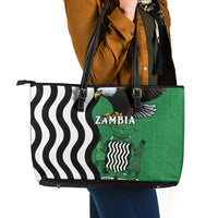 Zambia Leather Tote Bag One Zambia One Nation