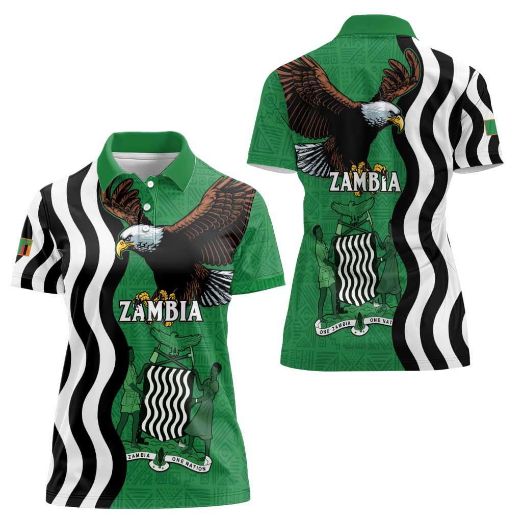 Zambia Women Polo Shirt One Zambia One Nation