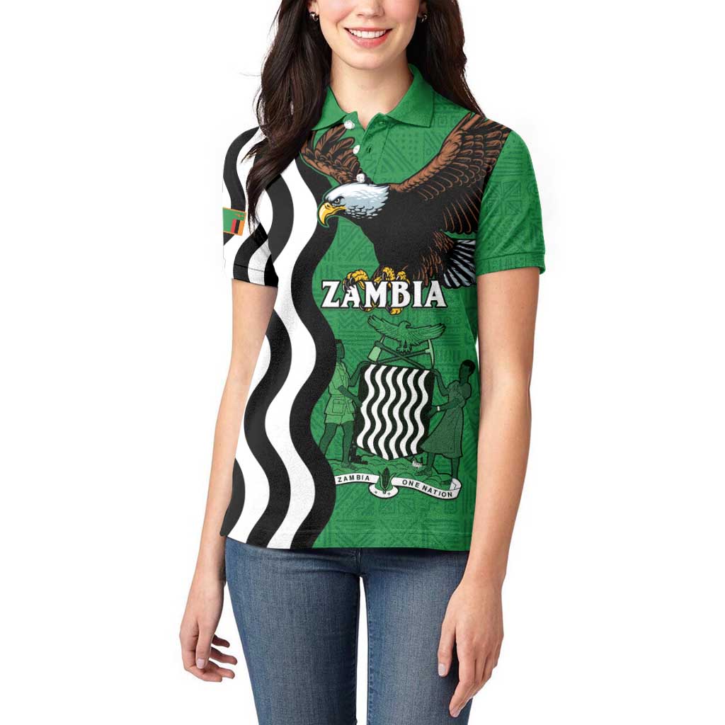 Zambia Women Polo Shirt One Zambia One Nation