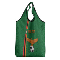 Custom Zambia Football Grocery Bag Go Copper Bullets