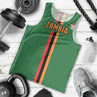 Custom Zambia Football Men Tank Top Go Copper Bullets