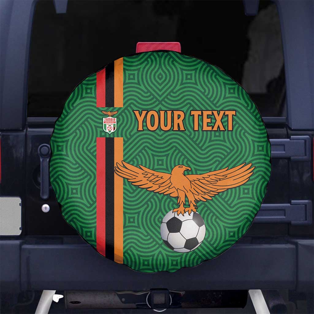 Custom Zambia Football Spare Tire Cover Go Copper Bullets