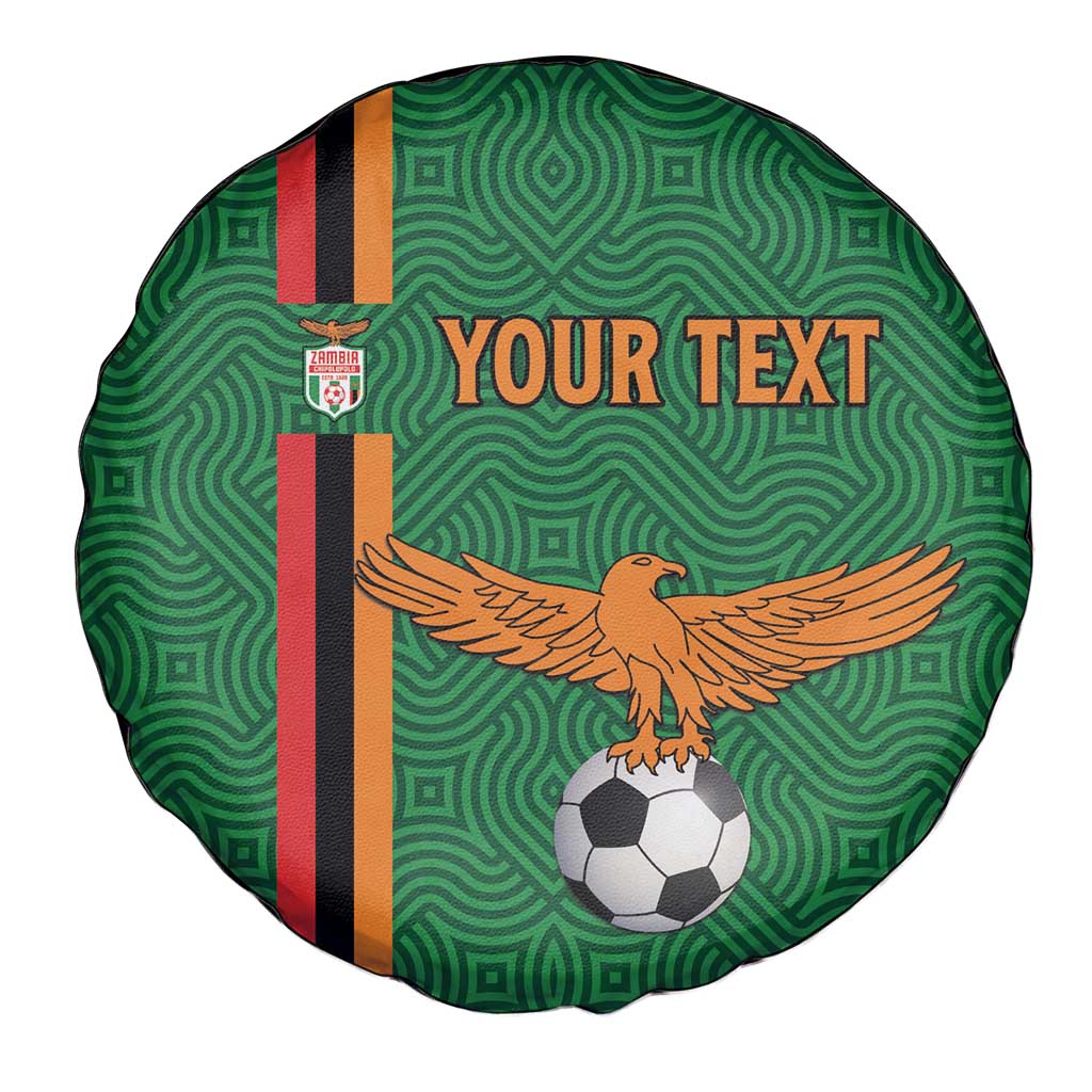 Custom Zambia Football Spare Tire Cover Go Copper Bullets