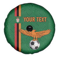 Custom Zambia Football Spare Tire Cover Go Copper Bullets