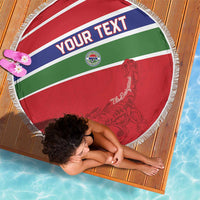 Custom Gambia Football Beach Blanket Go Scorpions Go