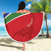 Custom Gambia Football Beach Blanket Go Scorpions Go