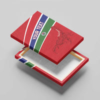 Custom Gambia Football Canvas Wall Art Go Scorpions Go