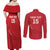 Custom Gambia Football Couples Matching Off Shoulder Maxi Dress and Long Sleeve Button Shirt Go Scorpions Go