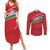 Custom Gambia Football Couples Matching Summer Maxi Dress and Long Sleeve Button Shirt Go Scorpions Go