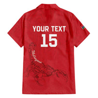 Custom Gambia Football Family Matching Puletasi and Hawaiian Shirt Go Scorpions Go