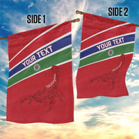 Custom Gambia Football Garden Flag Go Scorpions Go