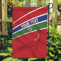 Custom Gambia Football Garden Flag Go Scorpions Go