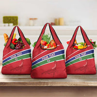 Custom Gambia Football Grocery Bag Go Scorpions Go