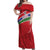 Custom Gambia Football Off Shoulder Maxi Dress Go Scorpions Go
