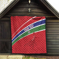 Custom Gambia Football Quilt Go Scorpions Go