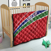 Custom Gambia Football Quilt Go Scorpions Go