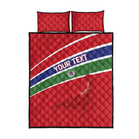 Custom Gambia Football Quilt Bed Set Go Scorpions Go
