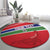 Custom Gambia Football Round Carpet Go Scorpions Go