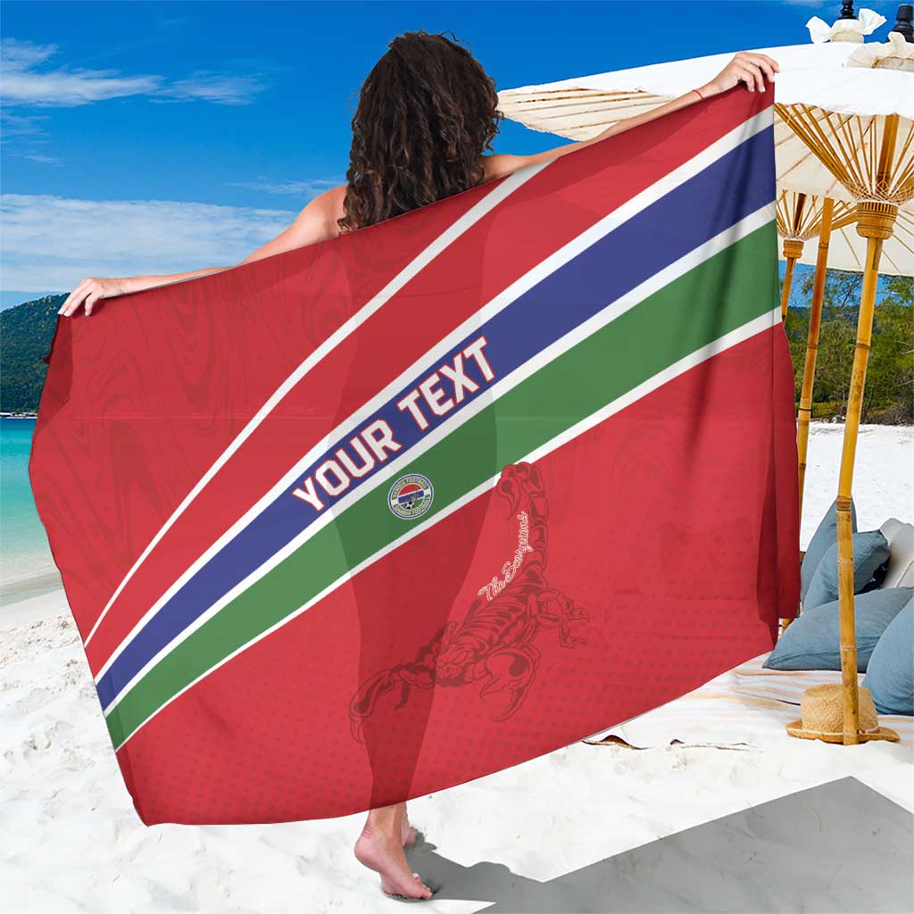 Custom Gambia Football Sarong Go Scorpions Go