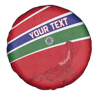Custom Gambia Football Spare Tire Cover Go Scorpions Go