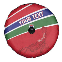 Custom Gambia Football Spare Tire Cover Go Scorpions Go