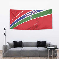 Custom Gambia Football Tapestry Go Scorpions Go