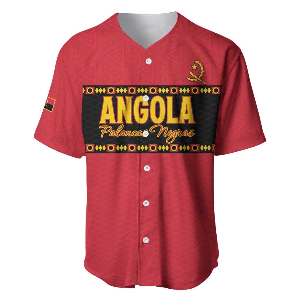 Custom Angola Football Baseball Jersey Avante Palancas Negras
