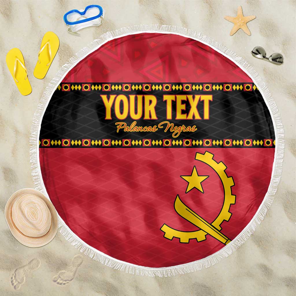 Custom Angola Football Beach Blanket Avante Palancas Negras