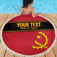 Custom Angola Football Beach Blanket Avante Palancas Negras