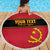 Custom Angola Football Beach Blanket Avante Palancas Negras