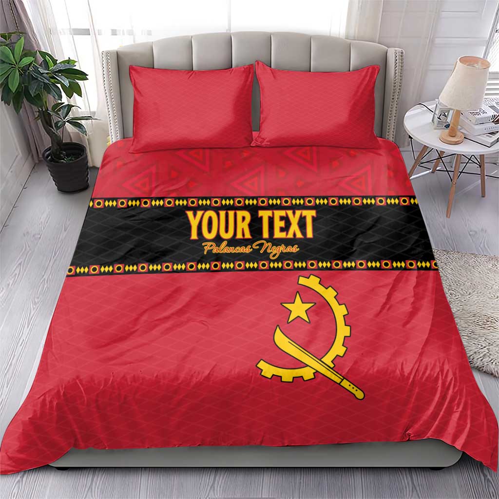 Custom Angola Football Bedding Set Avante Palancas Negras