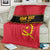 Custom Angola Football Blanket Avante Palancas Negras